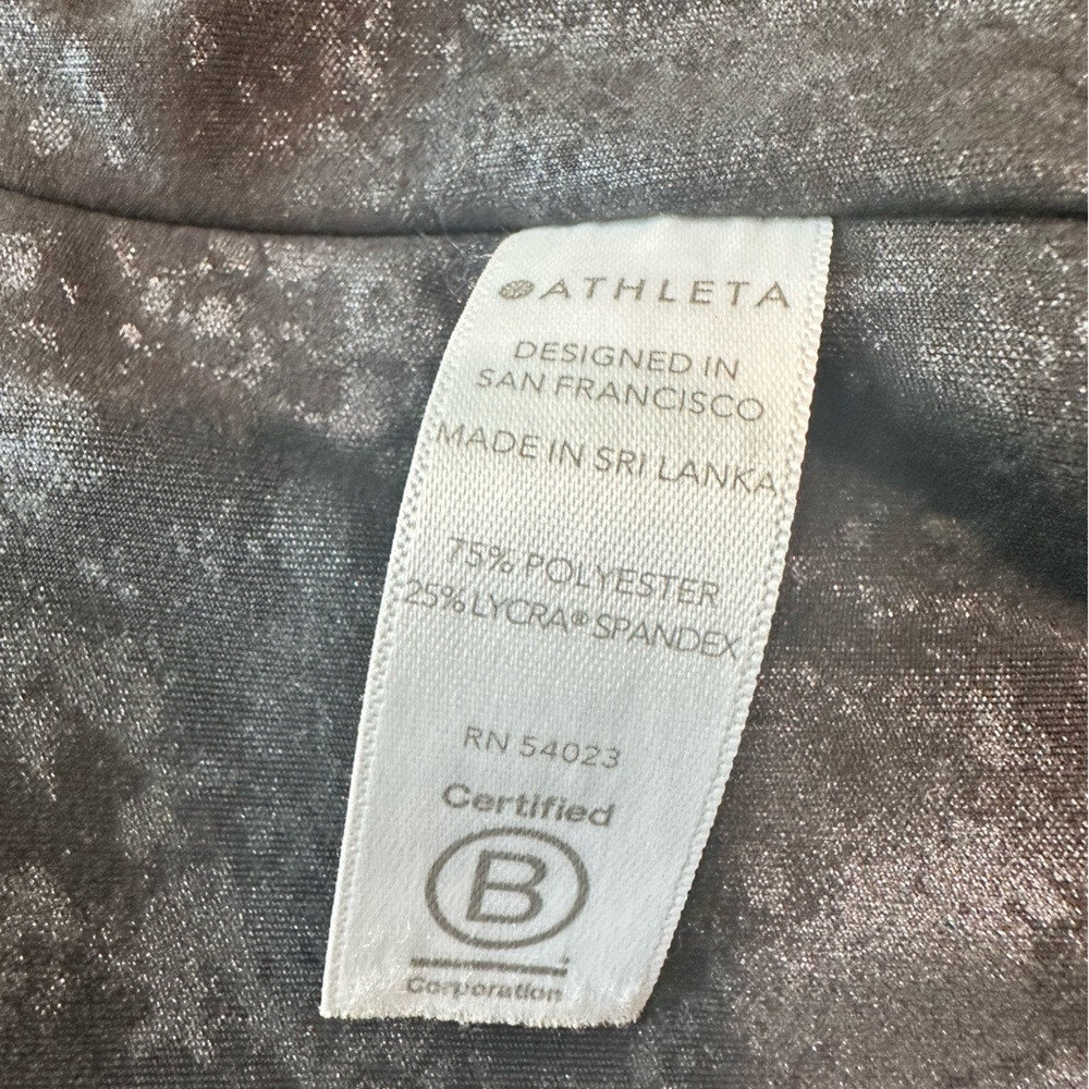 Athleta Elation Misty Lace Ultra High Rise Black Tights Size XS - Picture 10 of 11